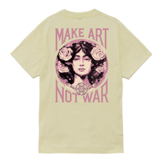 Obey Ανδρική κοντομάνικη μπλούζα Make Art Not War Tee Obey Ανδρική κοντομάνικη μπλούζα Make Art Not War Tee